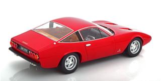 Ferrari 365 GTC 4 1971, red (brown interieur), Limitiert auf 750 Stück KK-Scale 1:18 Metallmodell (Türen, Motorhaube... nicht zu öffnen!)
