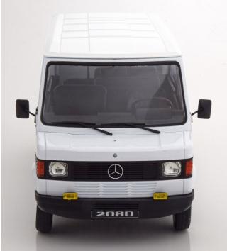 Mercedes 207/208D Bus 1988 weiß Limitiert auf 750 Stück KK-Scale 1:18 Metallmodell (Türen, Motorhaube... nicht zu öffnen!)