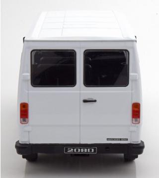 Mercedes 207/208D Bus 1988 weiß Limitiert auf 750 Stück KK-Scale 1:18 Metallmodell (Türen, Motorhaube... nicht zu öffnen!)