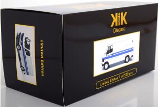 Mercedes 208D Transporter 1988, Mercedes Service weiß Limitiert auf 500 Stück KK-Scale 1:18 Metallmodell (Türen, Motorhaube... nicht zu öffnen!)