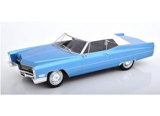 Cadillac DeVille Cabrio 1967 hellblau-metallic/ weiß KK-Scale 1:18 Metallmodell (Türen, Motorhaube... nicht zu öffnen!)