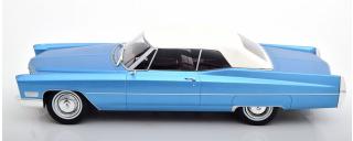 Cadillac DeVille Cabrio 1967 hellblau-metallic/ weiß KK-Scale 1:18 Metallmodell (Türen, Motorhaube... nicht zu öffnen!)