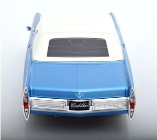 Cadillac DeVille Cabrio 1967 hellblau-metallic/ weiß KK-Scale 1:18 Metallmodell (Türen, Motorhaube... nicht zu öffnen!)