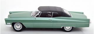 Cadillac DeVille Cabrio 1967 hellgrünmetallic/schwarz KK-Scale 1:18 Metallmodell (Türen, Motorhaube... nicht zu öffnen!)
