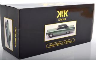 Cadillac DeVille Cabrio 1967 hellgrünmetallic/schwarz KK-Scale 1:18 Metallmodell (Türen, Motorhaube... nicht zu öffnen!)