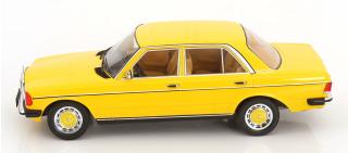 Mercedes 230E W123 Limousine 1975 gelb KK-Scale 1:18 Metallmodell (Türen, Motorhaube... nicht zu öffnen!)