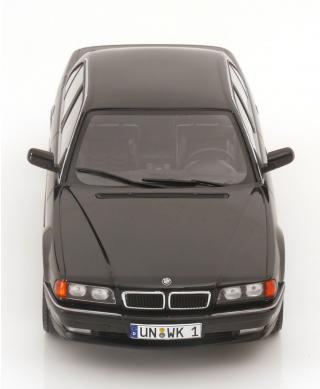 BMW 740i E38 schwarzmetallic KK-Scale 1:18 Metallmodell (Türen, Motorhaube... nicht zu öffnen!)