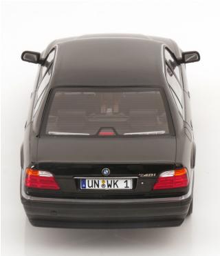 BMW 740i E38 schwarzmetallic KK-Scale 1:18 Metallmodell (Türen, Motorhaube... nicht zu öffnen!)