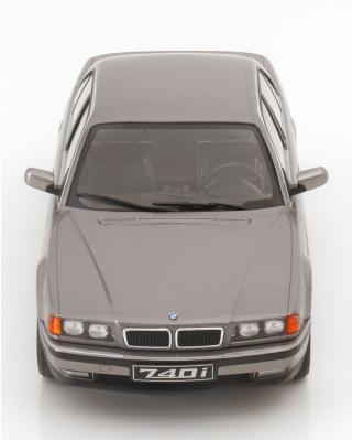 BMW 740i E38 graumetallic KK-Scale 1:18 Metallmodell (Türen, Motorhaube... nicht zu öffnen!)