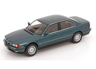 BMW 740i E38 1994 grünmetallic KK-Scale 1:18 Metallmodell (Türen, Motorhaube... nicht zu öffnen!)