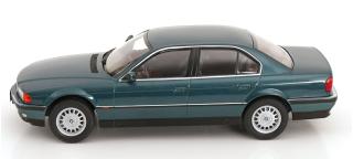 BMW 740i E38 1994 grünmetallic KK-Scale 1:18 Metallmodell (Türen, Motorhaube... nicht zu öffnen!)