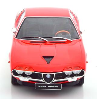 Alfa Romeo Montreal, 1970, red, Limitiert auf 1500 Stück KK-Scale 1:18 Metallmodell (Türen, Motorhaube... nicht zu öffnen!)