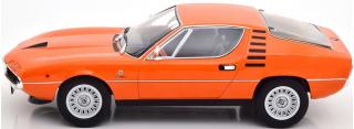 Alfa Romeo Montreal, 1970, orange, Limitiert auf 750 Stück KK-Scale 1:18 Metallmodell (Türen, Motorhaube... nicht zu öffnen!) REPRODUKTION in neuer Windowbox
