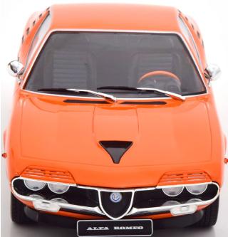 Alfa Romeo Montreal, 1970, orange, KK-Scale 1:18 Metallmodell (Türen, Motorhaube... nicht zu öffnen!) REPRODUKTION in neuer Windowbox