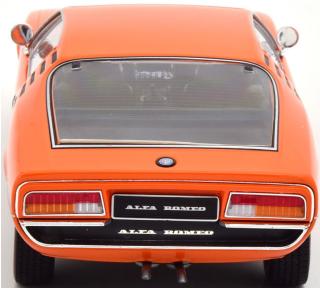 Alfa Romeo Montreal, 1970, orange, KK-Scale 1:18 Metallmodell (Türen, Motorhaube... nicht zu öffnen!) REPRODUKTION in neuer Windowbox