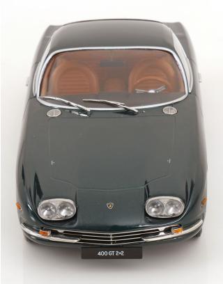 Lamborghini 400 GT 2+2 dunkelgrün-metallic KK-Scale 1:18 Metallmodell (Türen, Motorhaube... nicht zu öffnen!)
