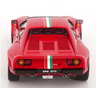 Ferrari 288 GTO 1984 Italia Design rot KK-Scale 1:18 Metallmodell (Türen, Motorhaube... nicht zu öffnen!)