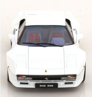 Ferrari 288 GTO 1984 Chrís Evans, Top Gear weiß KK-Scale 1:18 Metallmodell (Türen, Motorhaube... nicht zu öffnen!)