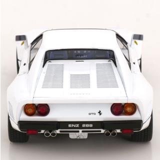 Ferrari 288 GTO 1984 Chrís Evans, Top Gear weiß KK-Scale 1:18 Metallmodell (Türen, Motorhaube... nicht zu öffnen!)