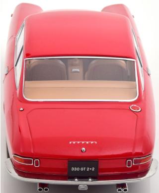 Ferrari 330 GT 2+2 1964 rot (Interieur braun) KK-Scale 1:18 Metallmodell (Türen, Motorhaube... nicht zu öffnen!)