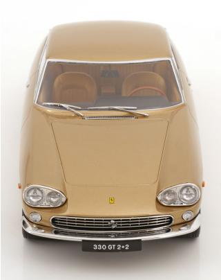 Ferrari 330 GT 2+2 1964 goldmetallic KK-Scale 1:18 Metallmodell (Türen, Motorhaube... nicht zu öffnen!)