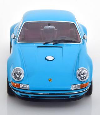 Singer 911 Coupe türkis-blau KK-Scale 1:18 Metallmodell (Türen, Motorhaube... nicht zu öffnen!)