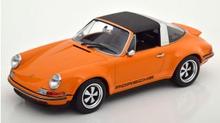 Singer 911 Targa orange  Limited Edition 750 pcs KK-Scale 1:18 Metallmodell (Türen, Motorhaube... nicht zu öffnen!)