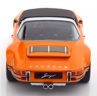 Singer 911 Targa orange  Limited Edition 750 pcs KK-Scale 1:18 Metallmodell (Türen, Motorhaube... nicht zu öffnen!)