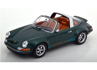 Singer 911 Targa dunkelgrün-metallic KK-Scale 1:18 Metallmodell (Türen, Motorhaube... nicht zu öffnen!)