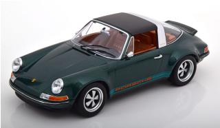 Singer 911 Targa dunkelgrün-metallic KK-Scale 1:18 Metallmodell (Türen, Motorhaube... nicht zu öffnen!)