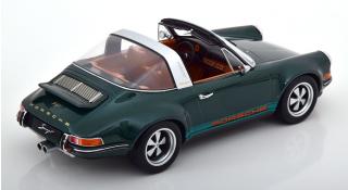 Singer 911 Targa dunkelgrün-metallic KK-Scale 1:18 Metallmodell (Türen, Motorhaube... nicht zu öffnen!)