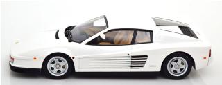 Ferrari Testarossa Monospeccio 1984 US-Version weiß KK-Scale 1:18 Metallmodell (Türen, Motorhaube... nicht zu öffnen!)