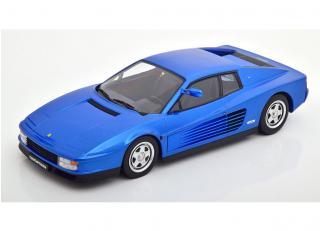 Ferrari Testarossa Monospecchio 1984 bluemetallic KK-Scale 1:18 Metallmodell (Türen, Motorhaube... nicht zu öffnen!)