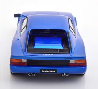 Ferrari Testarossa Monospecchio 1984 bluemetallic KK-Scale 1:18 Metallmodell (Türen, Motorhaube... nicht zu öffnen!)