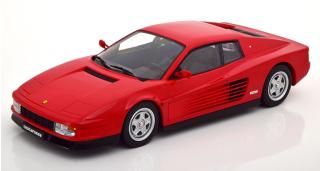 Ferrari Testarossa, 1986, rot KK-Scale 1:18 Metallmodell (Türen, Motorhaube... nicht zu öffnen!)