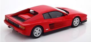 Ferrari Testarossa, 1986, rot KK-Scale 1:18 Metallmodell (Türen, Motorhaube... nicht zu öffnen!)