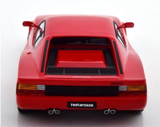 Ferrari Testarossa, 1986, rot KK-Scale 1:18 Metallmodell (Türen, Motorhaube... nicht zu öffnen!)
