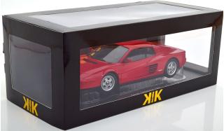 Ferrari Testarossa, 1986, rot KK-Scale 1:18 Metallmodell (Türen, Motorhaube... nicht zu öffnen!)