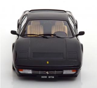 Ferrari 328 GTB 1985 schwarz KK-Scale 1:18 Metallmodell (Türen, Motorhaube... nicht zu öffnen!)