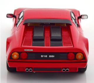 Ferrari 512 BBi 1981 rot KK-Scale 1:18 Metallmodell (Türen, Motorhaube... nicht zu öffnen!)