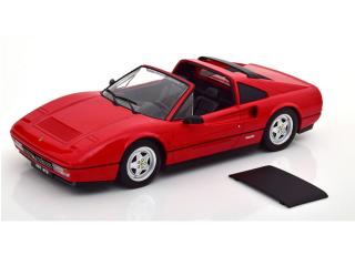 Ferrari 328 GTS 1985 rot (mit abnehmbaren Top)  KK-Scale 1:18 Metallmodell (Türen, Motorhaube... nicht zu öffnen!)