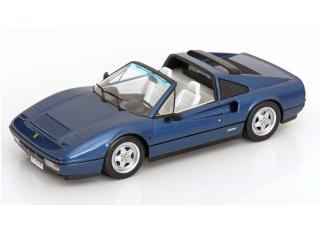 Ferrari 328 GTS 1985 blaumetallic mit abnehmbarem Hardtop KK-Scale 1:18 Metallmodell (Türen, Motorhaube... nicht zu öffnen!)