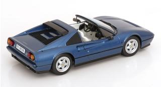 Ferrari 328 GTS 1985 blaumetallic mit abnehmbarem Hardtop KK-Scale 1:18 Metallmodell (Türen, Motorhaube... nicht zu öffnen!)