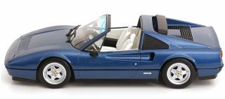 Ferrari 328 GTS 1985 blaumetallic mit abnehmbarem Hardtop KK-Scale 1:18 Metallmodell (Türen, Motorhaube... nicht zu öffnen!)