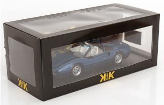 Ferrari 328 GTS 1985 blaumetallic mit abnehmbarem Hardtop KK-Scale 1:18 Metallmodell (Türen, Motorhaube... nicht zu öffnen!)