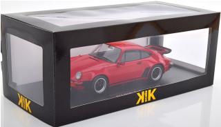 Porsche 911 (930) 3.0 Turbo 1976 rot KK-Scale 1:18 Metallmodell (Türen, Motorhaube... nicht zu öffnen!) Wiederauflage