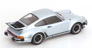 Porsche 911 (930) Turbo 3.0 1976 polar silber KK-Scale 1:18 Metallmodell (Türen, Motorhaube... nicht zu öffnen!)