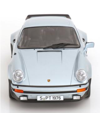 Porsche 911 (930) Turbo 3.0 1976 polar silber KK-Scale 1:18 Metallmodell (Türen, Motorhaube... nicht zu öffnen!)