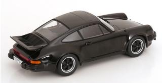 Porsche 911 (930) Turbo 3.0 1976 schwarz KK-Scale 1:18 Metallmodell (Türen, Motorhaube... nicht zu öffnen!)