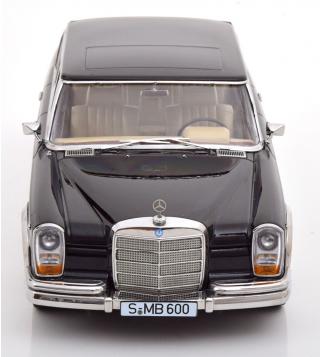 Mercedes 600 SWB W100 1963 schwarz KK-Scale 1:18 Metallmodell (Türen, Motorhaube... nicht zu öffnen!)